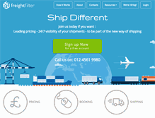 Tablet Screenshot of freightfilter.com